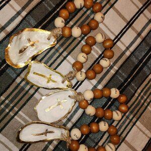 Oyster Shell Napkin Rings